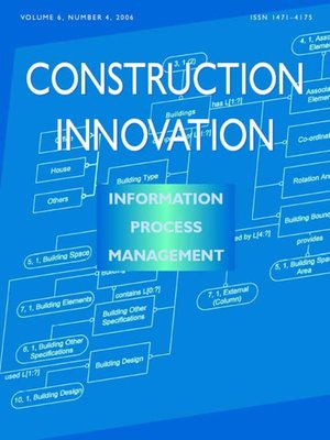 cover image of Construction Innovation, Volume 6, Issue 4